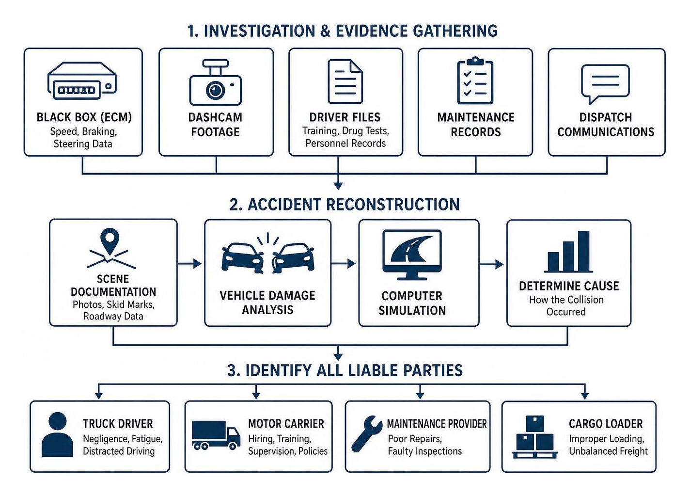 Atlanta truck accident reconstruction and liability diagram Atlanta truck accident reconstruction and liability diagram