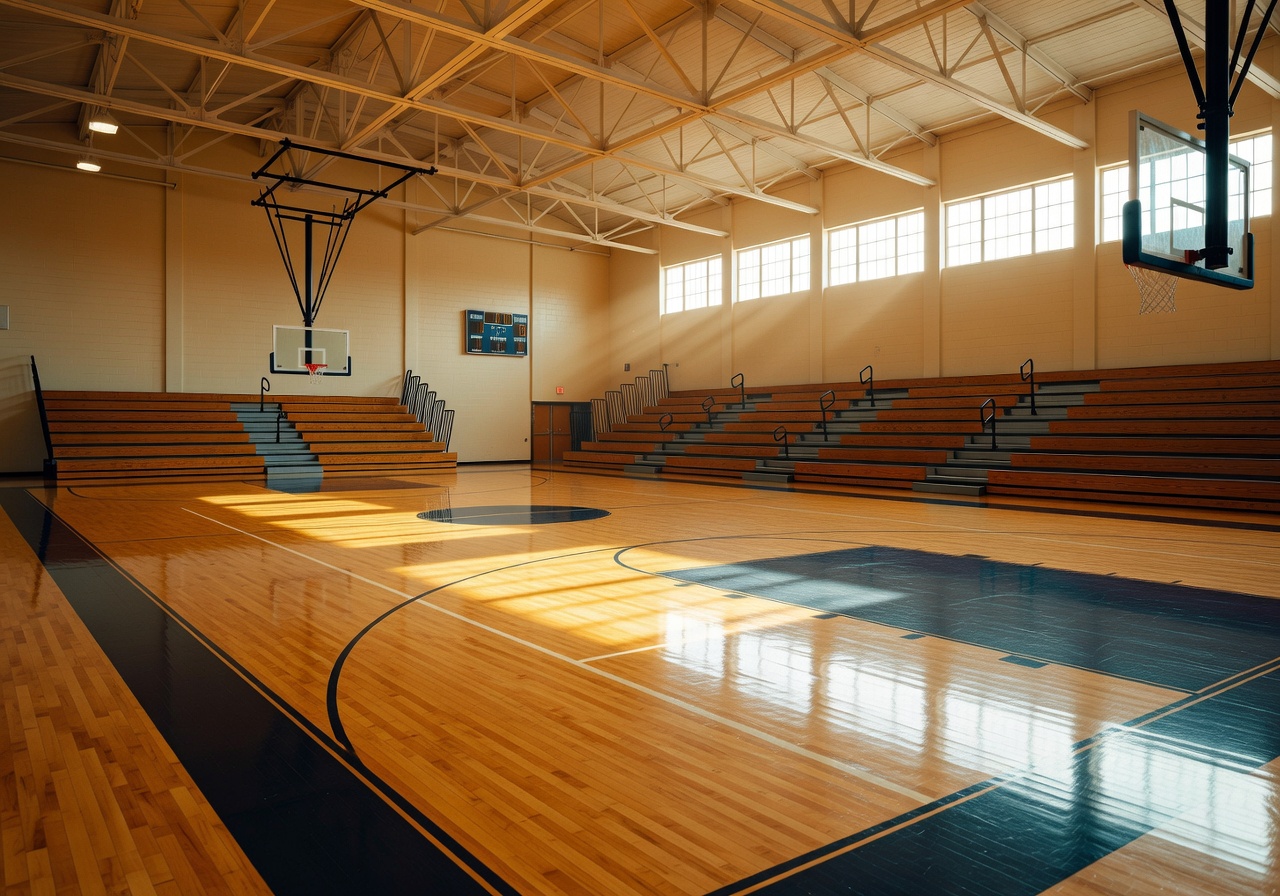 athletes performing on a shock-absorbent surface - Gymnasium flooring options athletes performing on a shock-absorbent surface - Gymnasium flooring options