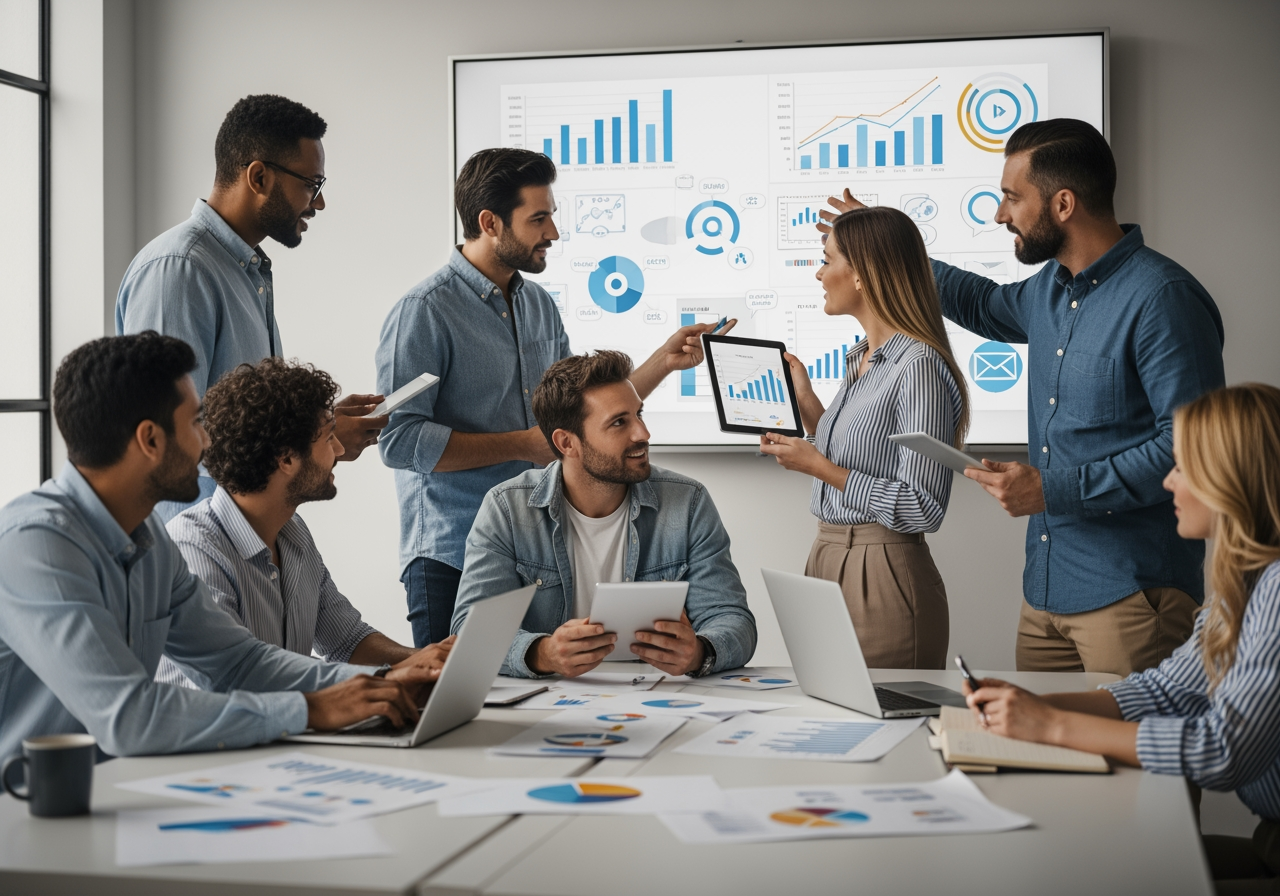 AI-powered marketing interface - digital marketing growth strategies