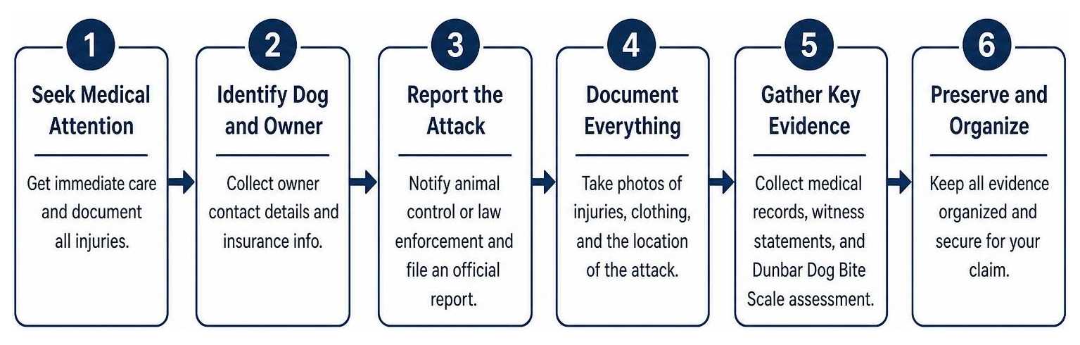 step by step evidence gathering process for dog bite claims step by step evidence gathering process for dog bite claims