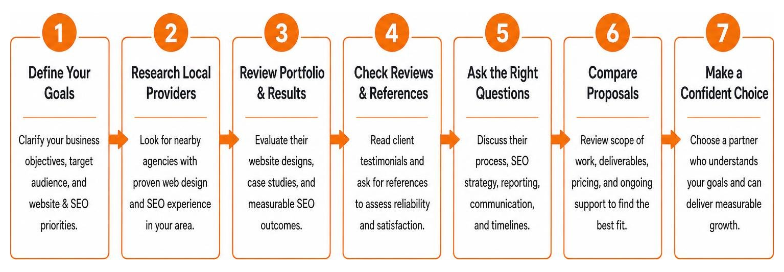 How to choose a local web design and SEO partner step-by-step framework How to choose a local web design and SEO partner step-by-step framework