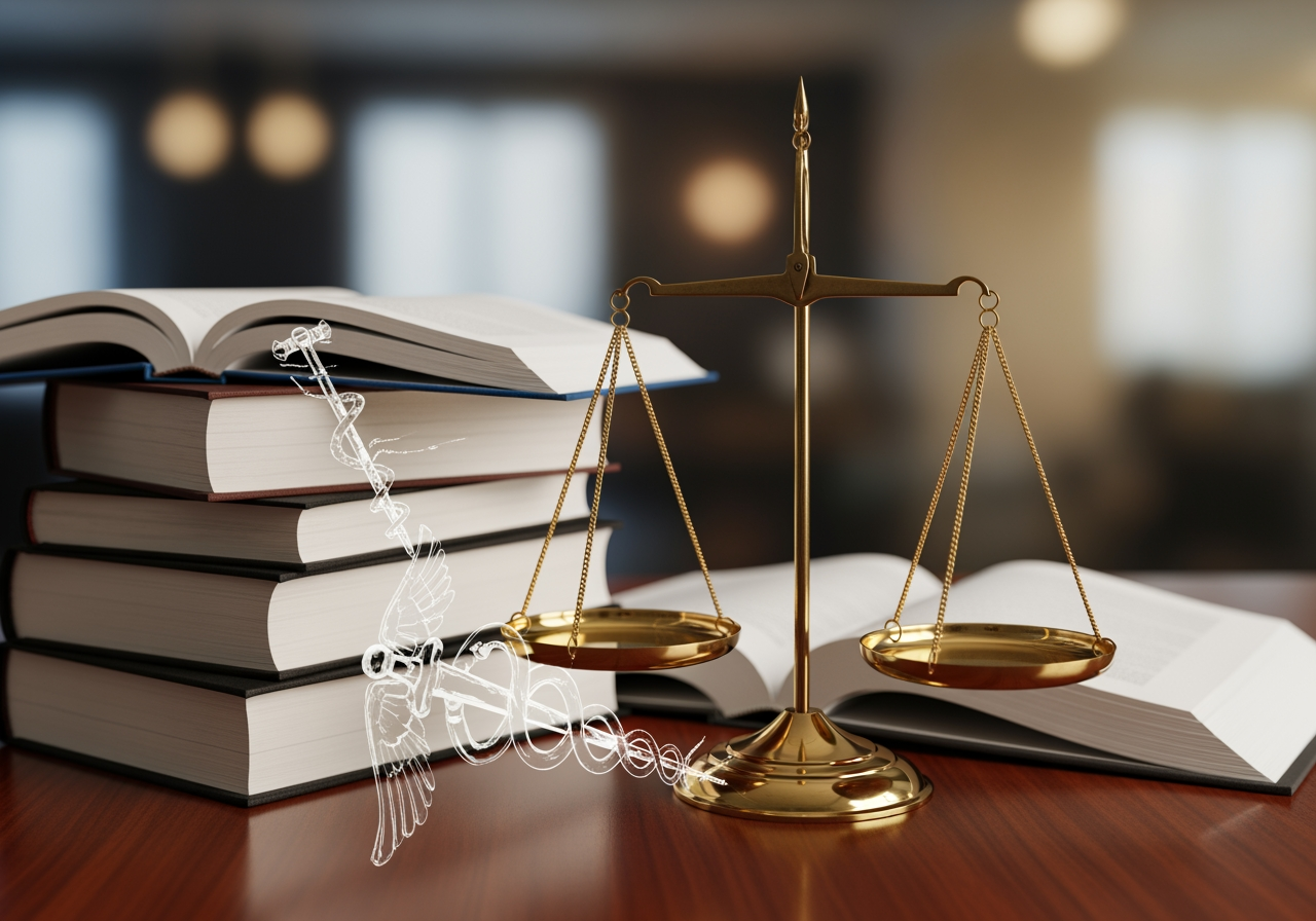 An attorney cross-examining a witness - law firms specializing in medical malpractice