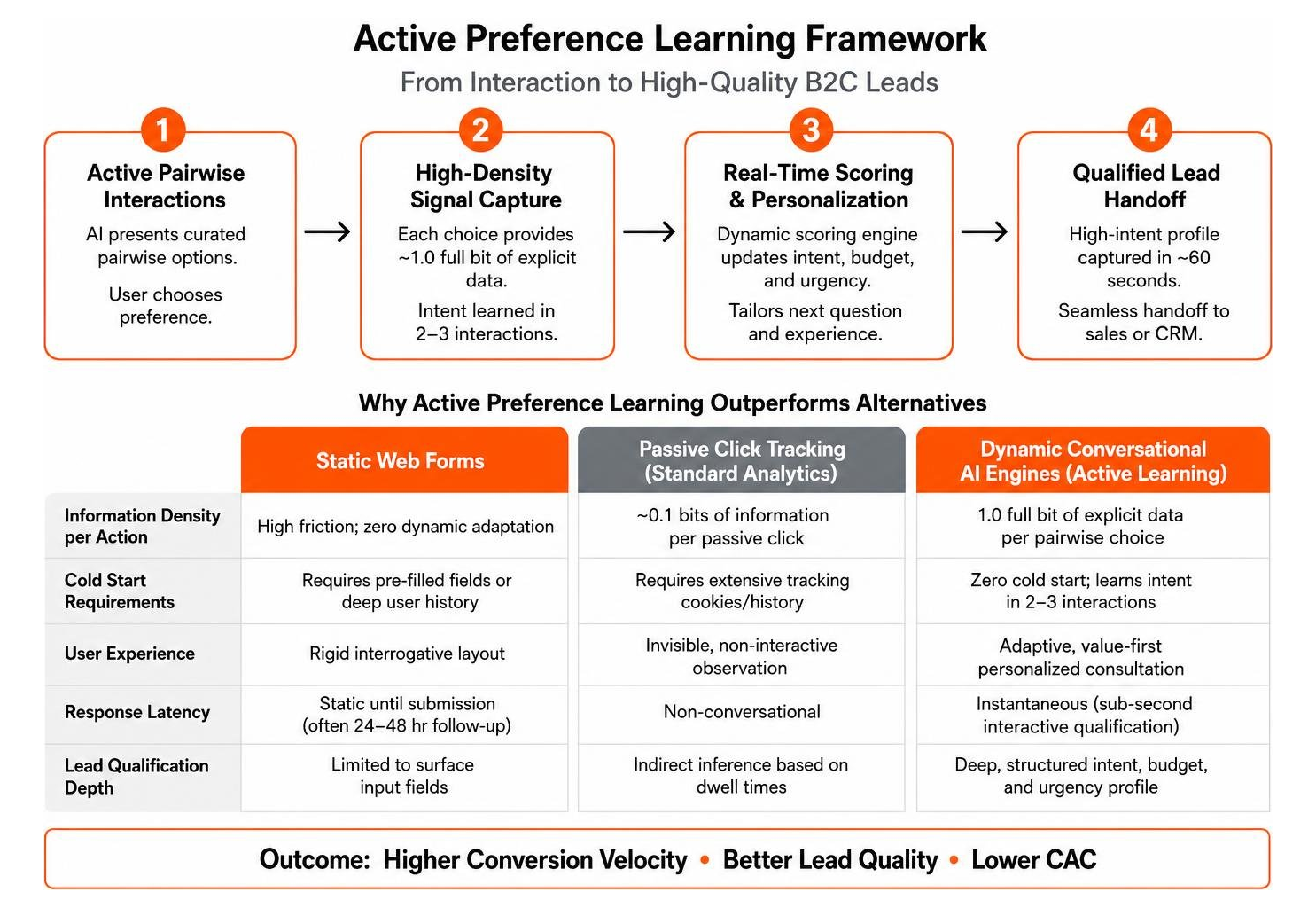 Active preference learning framework Active preference learning framework