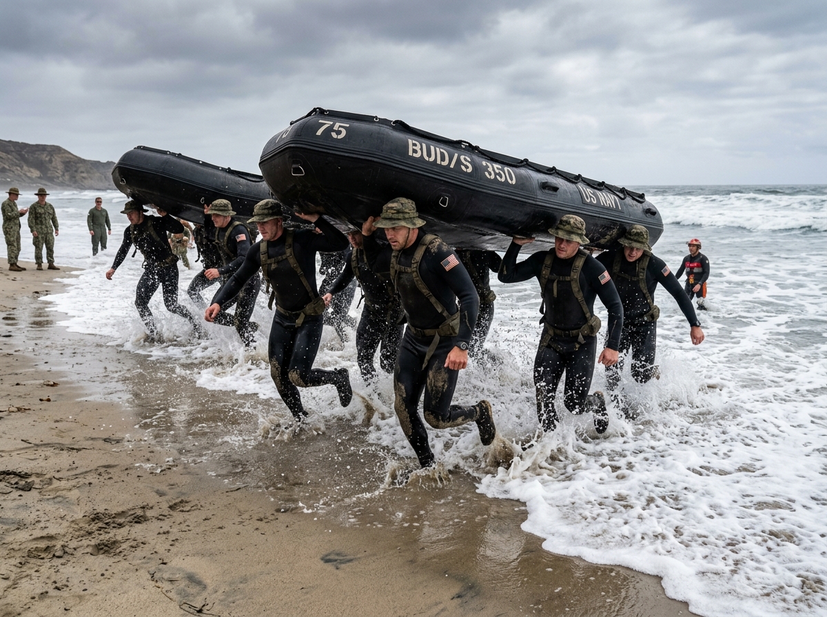 Navy SEAL candidates during BUD/S training - 10 Navy SEAL Habits That Could Save Your Life