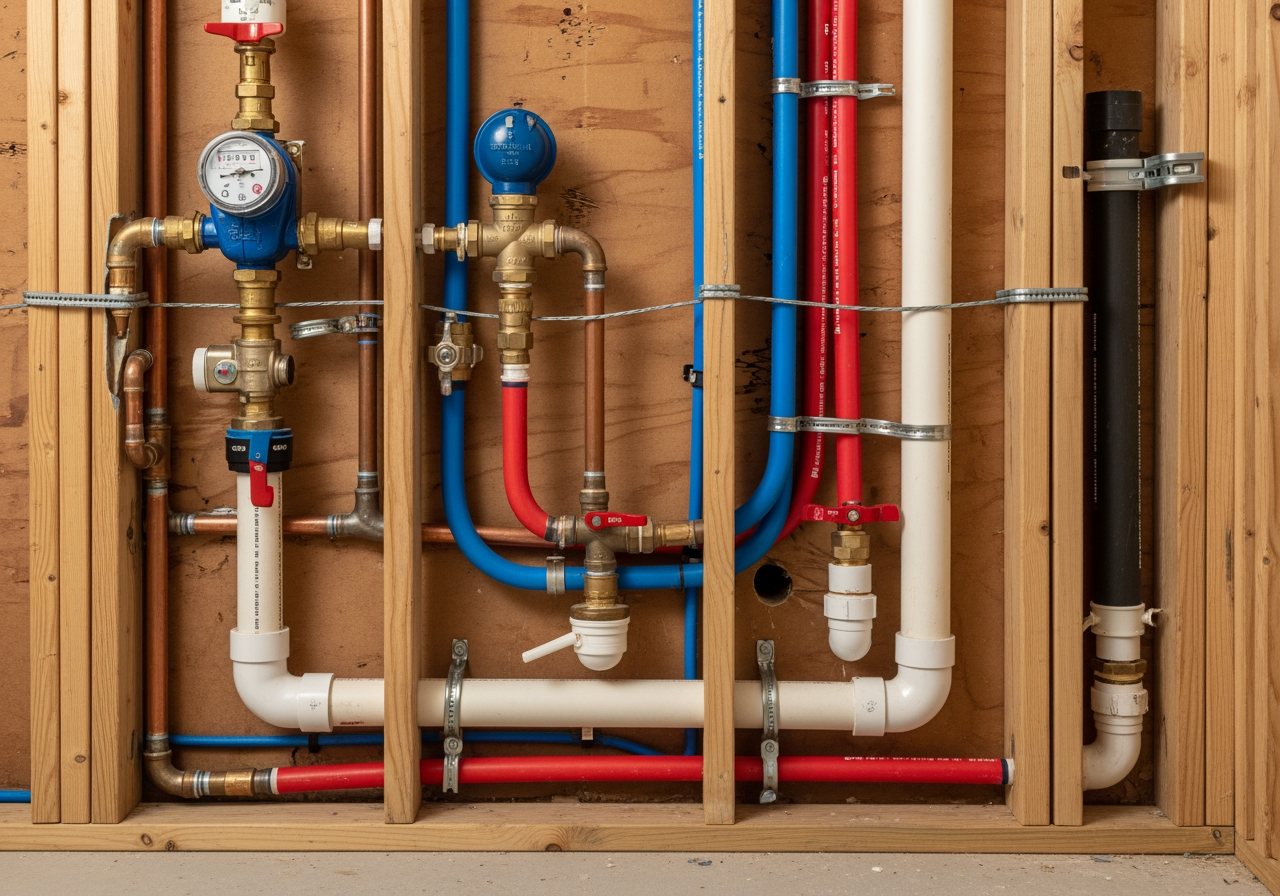 Different types of plumbing pipes - Residential Plumbing