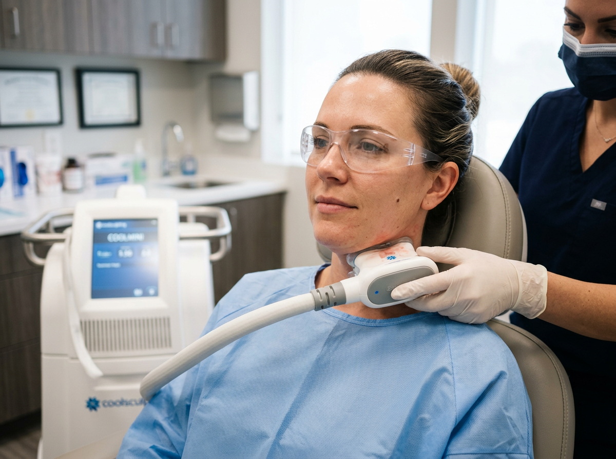 Submental fat reduction treatment