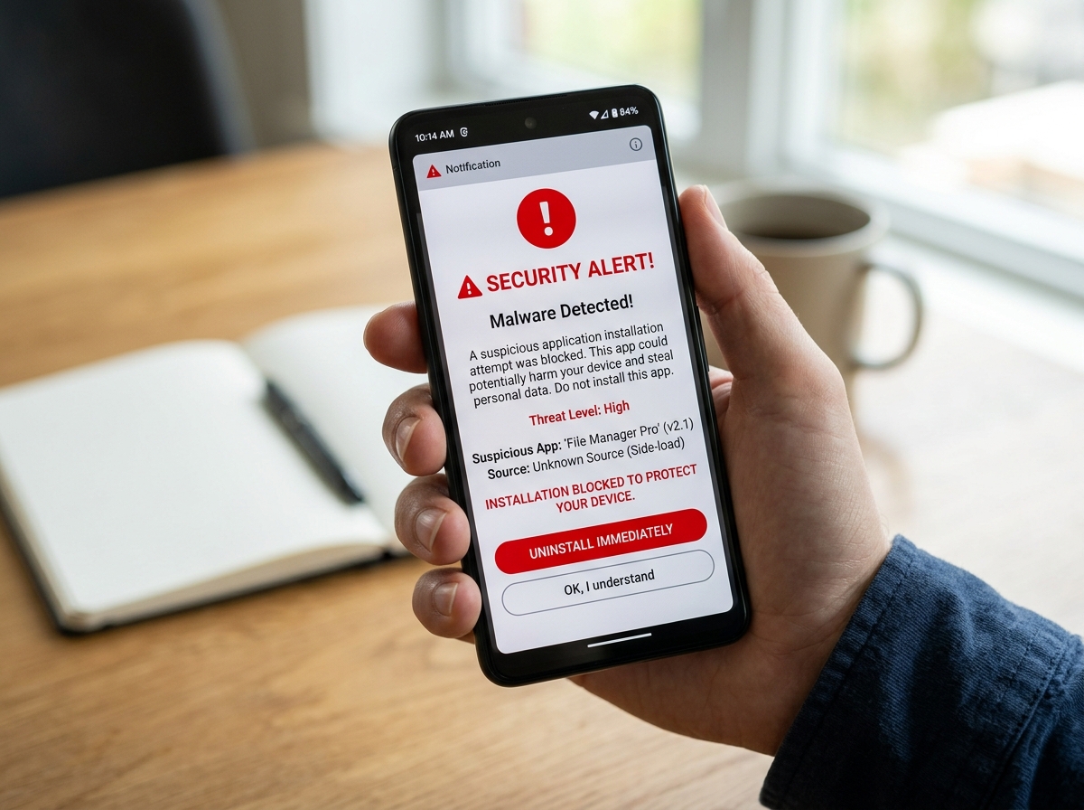 malware detection alert showing a warning on an Android device - is it safe to download mod apk malware detection alert showing a warning on an Android device - is it safe to download mod apk