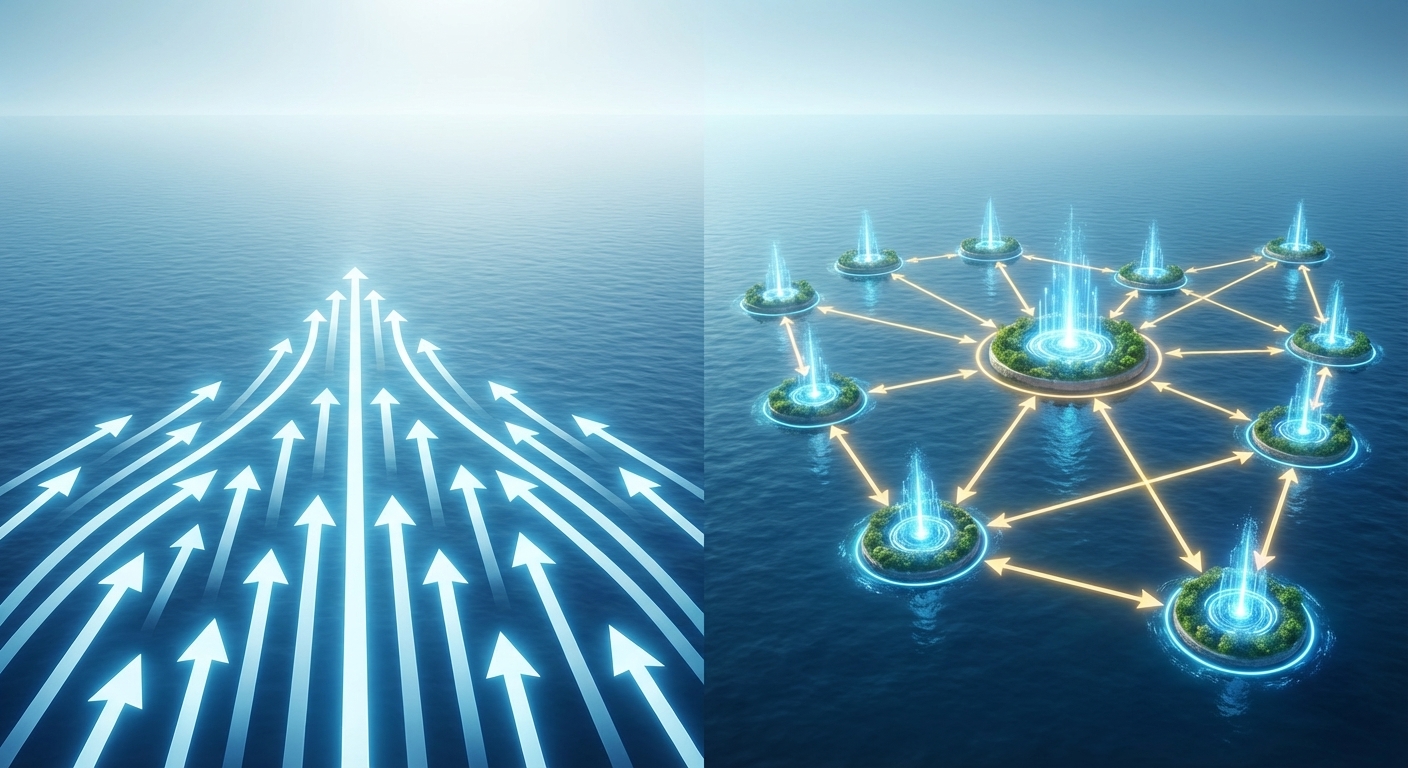 comparing a centralized data lake with a federated data network - biomedical research data platform