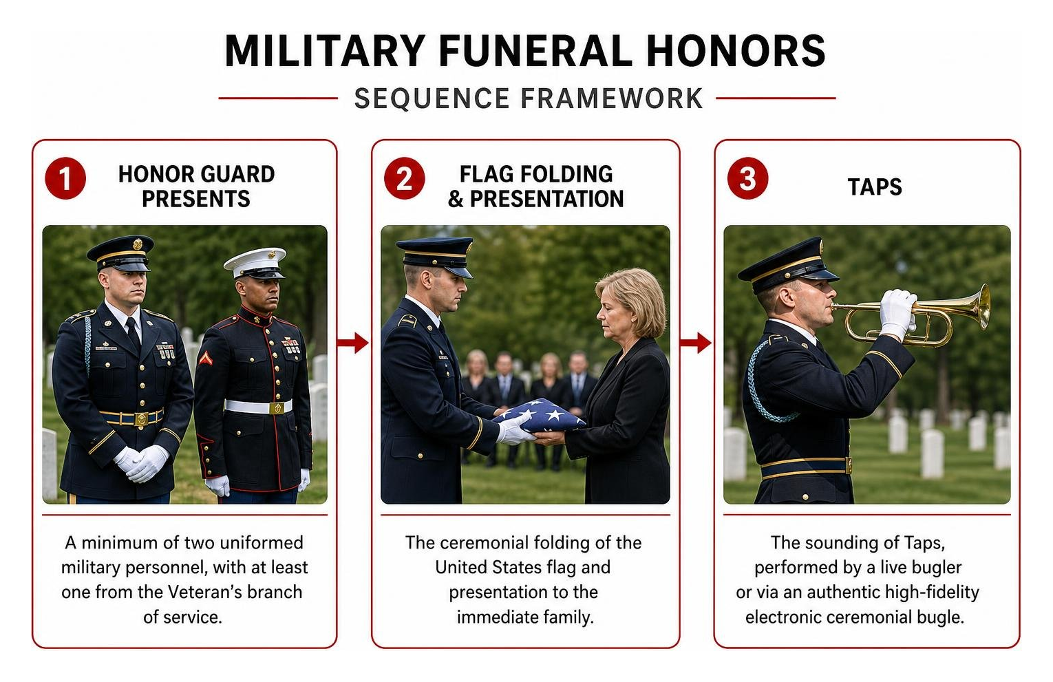 Military Funeral Honors sequence framework