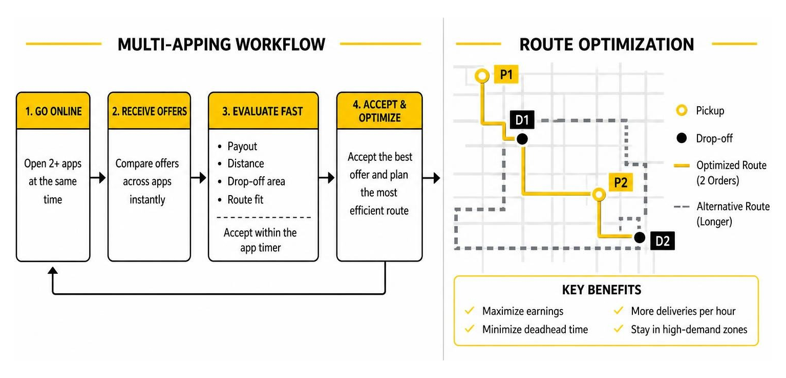 multi apping workflow and route optimization diagram multi apping workflow and route optimization diagram