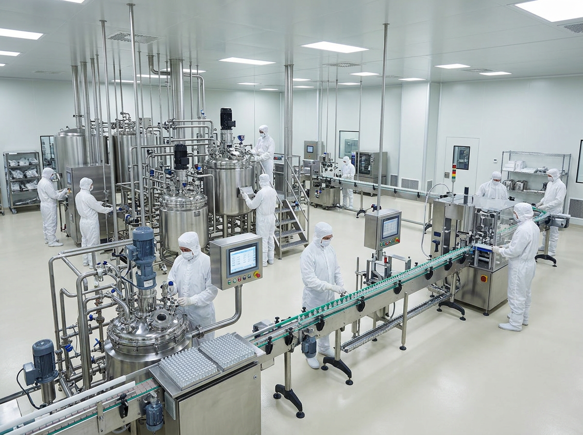 pharmaceutical manufacturing plant