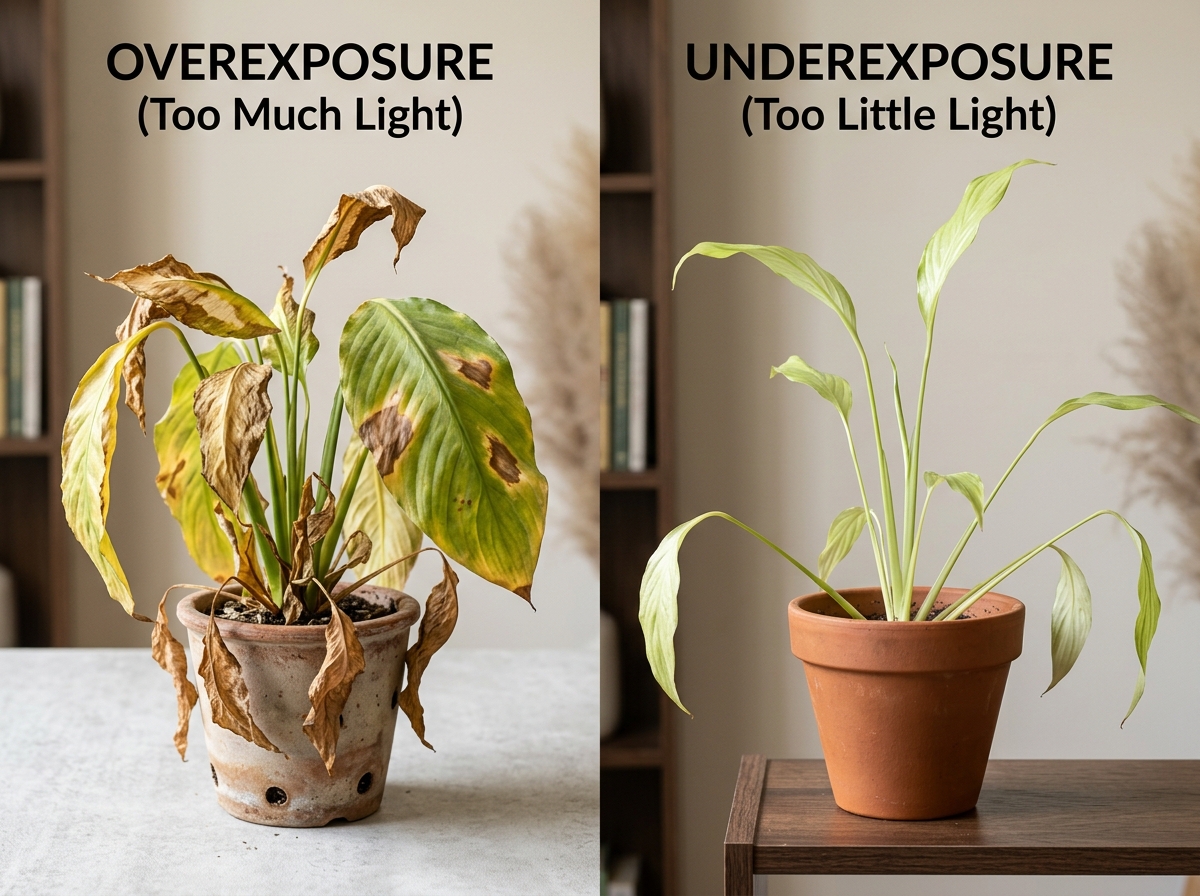 scorched vs leggy peace lily leaves comparison - peace lily light requirement scorched vs leggy peace lily leaves comparison - peace lily light requirement