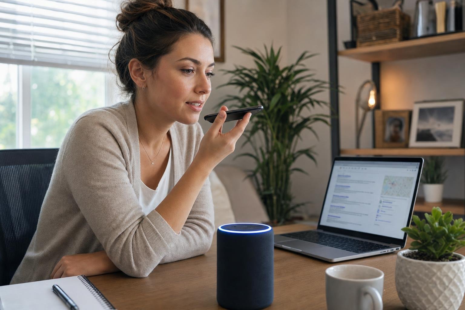 conversational voice search query journey
