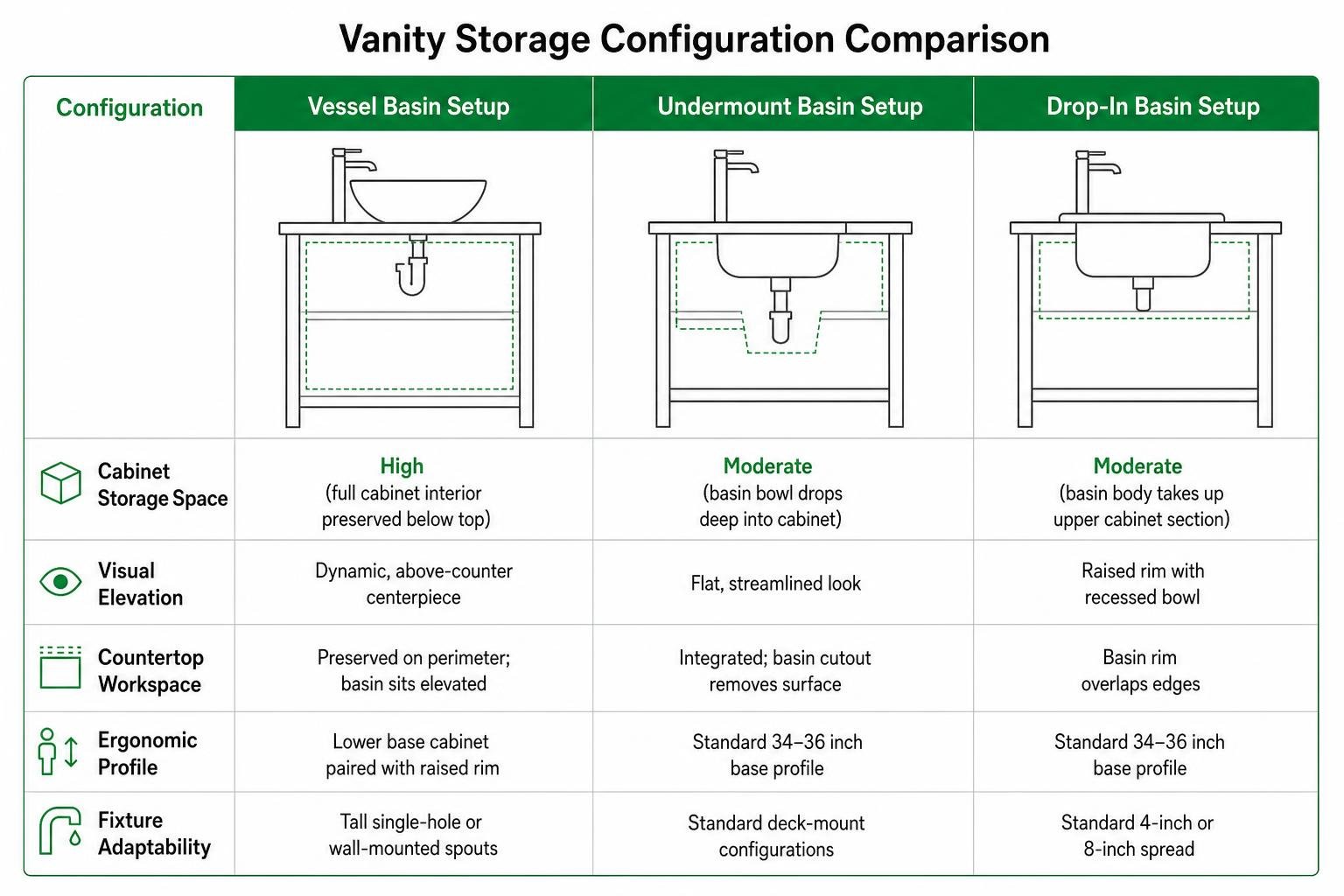 vanity storage configuration comparison