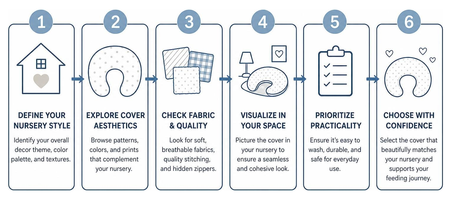 A step-by-step diagram of choosing the perfect aesthetic cover to match your nursery decor A step-by-step diagram of choosing the perfect aesthetic cover to match your nursery decor