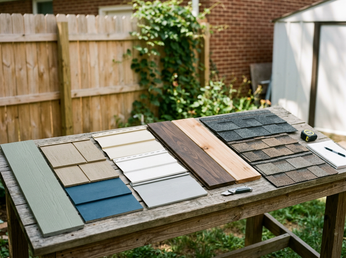 climate-durable exterior cladding samples