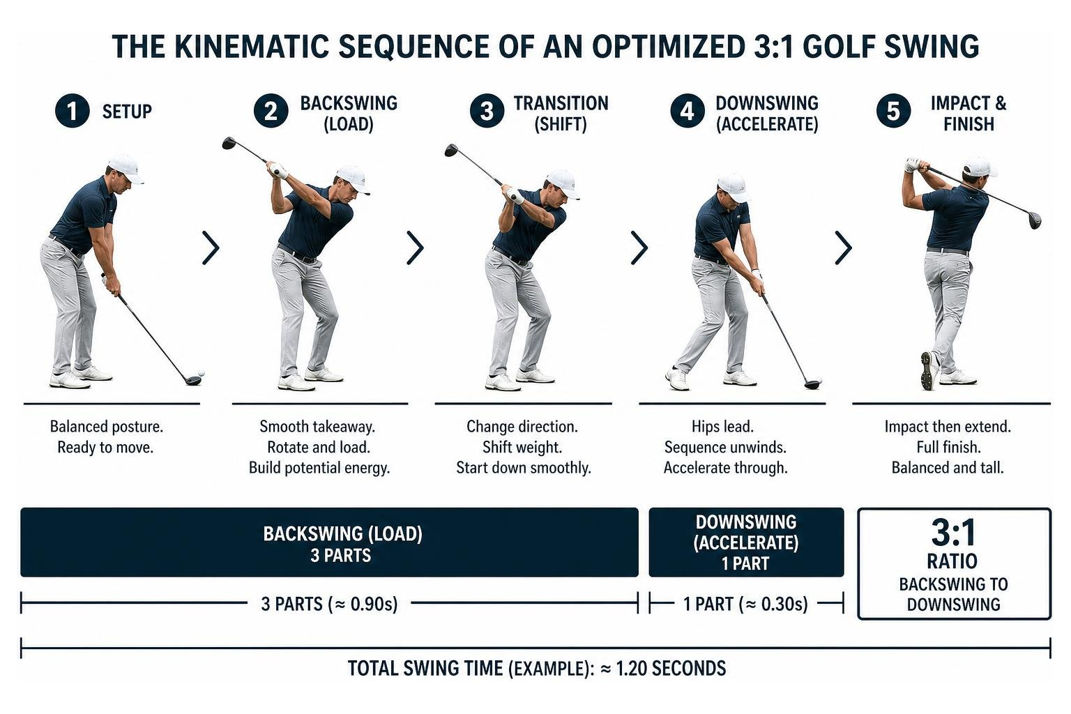 The Kinematic Sequence of an Optimized 3:1 Golf Swing The Kinematic Sequence of an Optimized 3:1 Golf Swing
