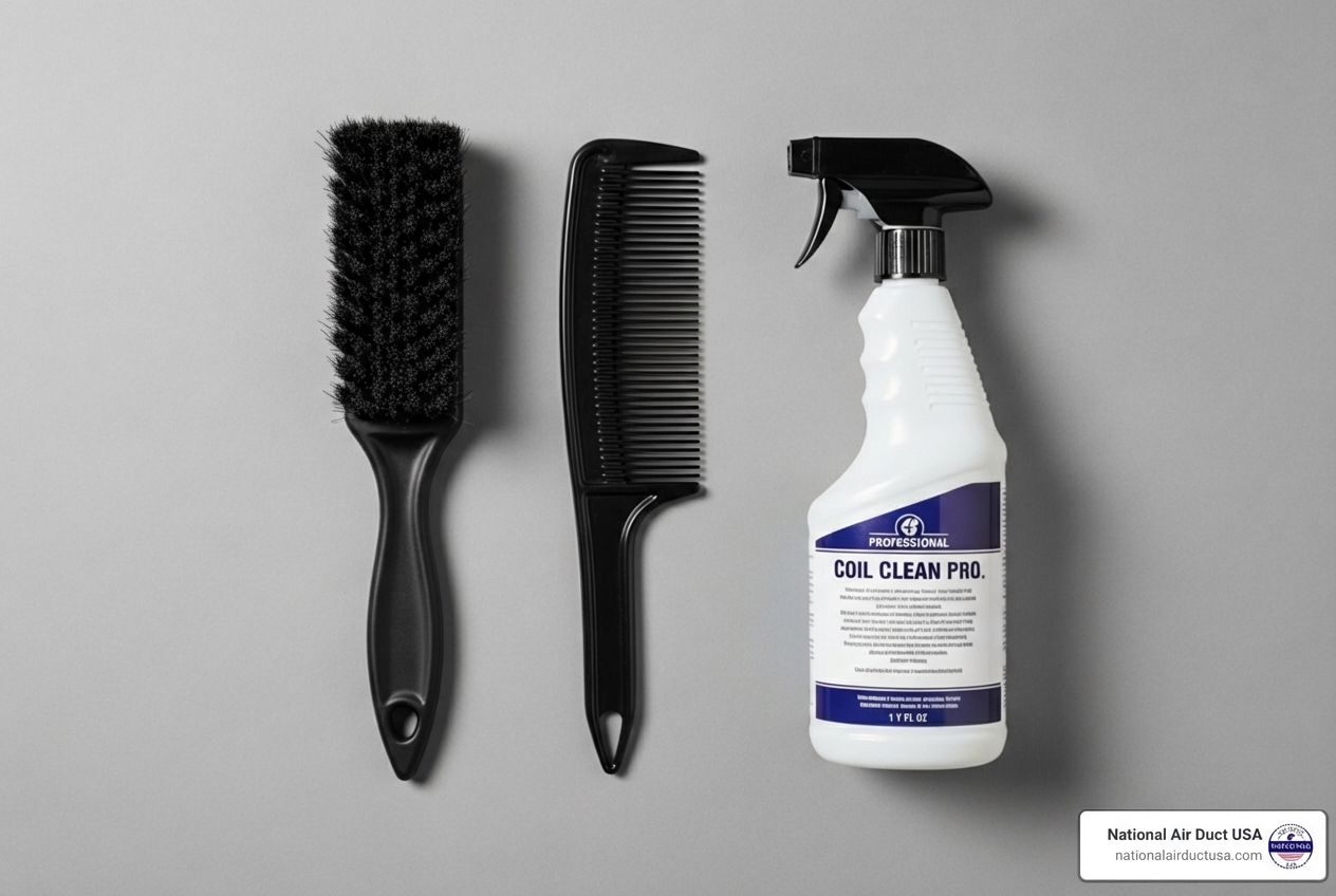 recommended coil cleaning tools like a soft brush, fin comb, and coil cleaner spray - clean coils hvac unit recommended coil cleaning tools like a soft brush, fin comb, and coil cleaner spray - clean coils hvac unit