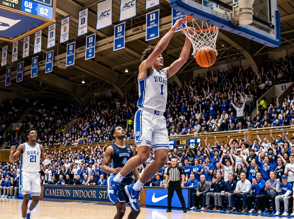 Cameron Boozer Duke Blue Devils basketball star forward - duke schedule