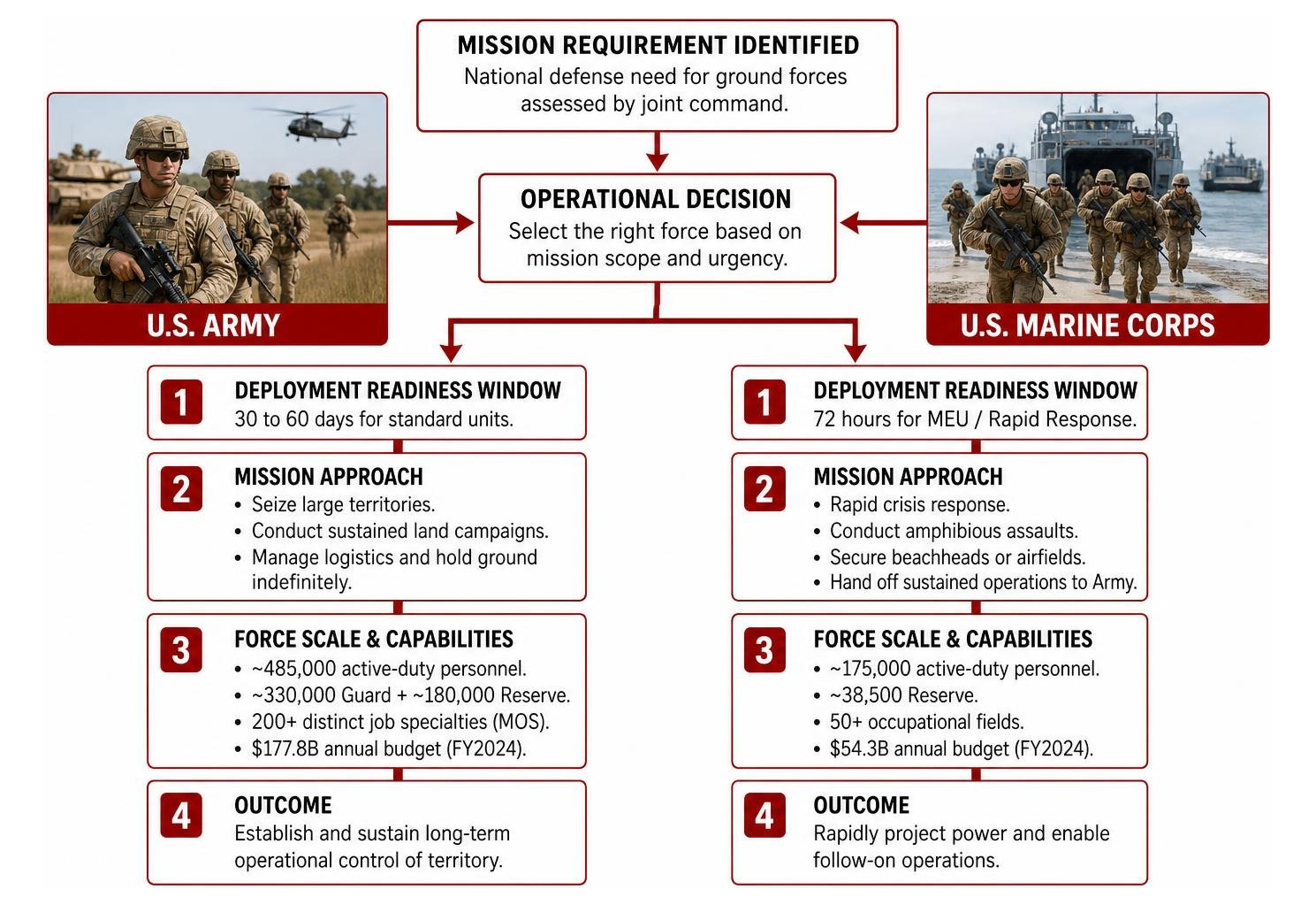 Infantry deployment readiness and operational decision workflow Infantry deployment readiness and operational decision workflow