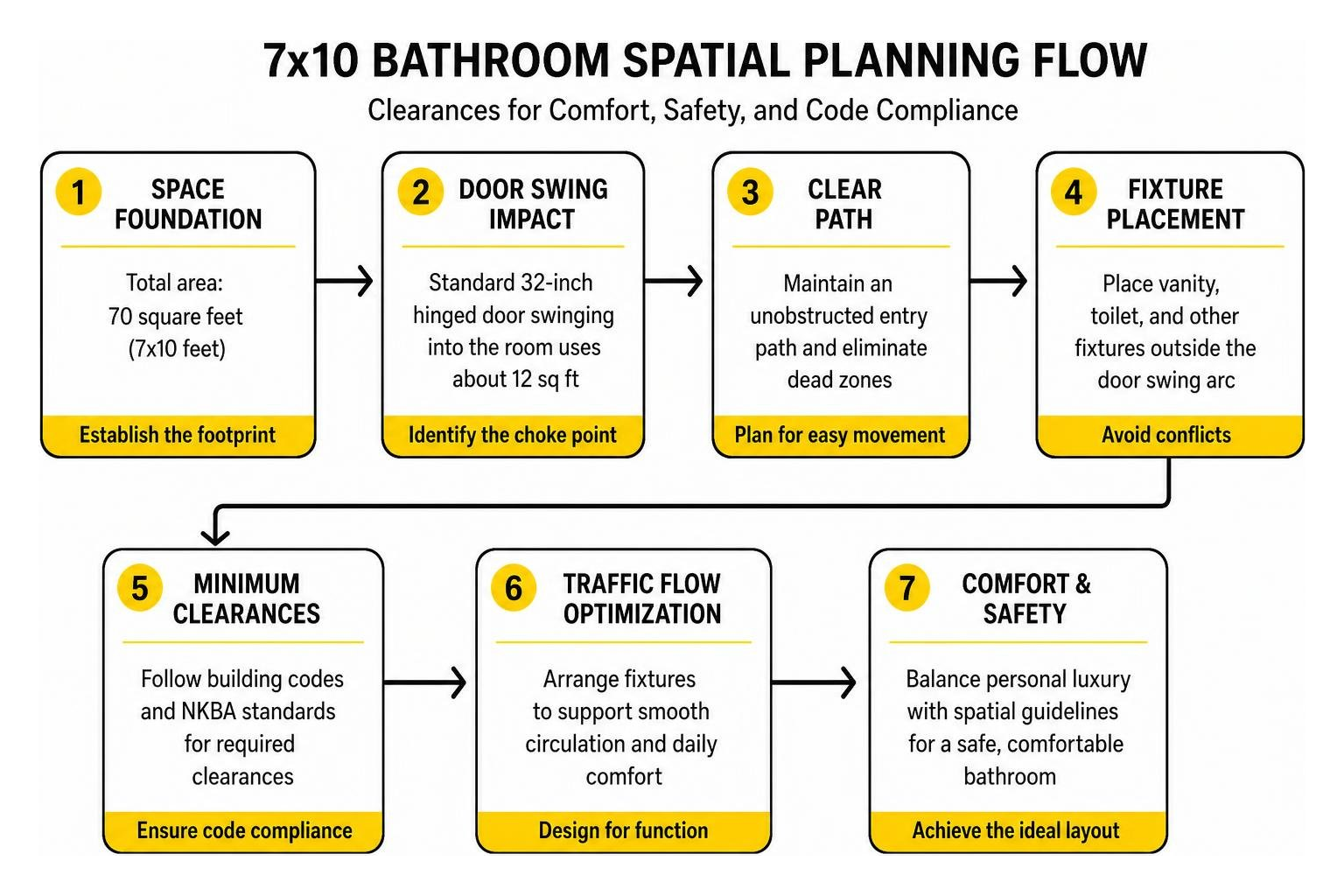 spatial planning flowchart for bathroom clearances spatial planning flowchart for bathroom clearances