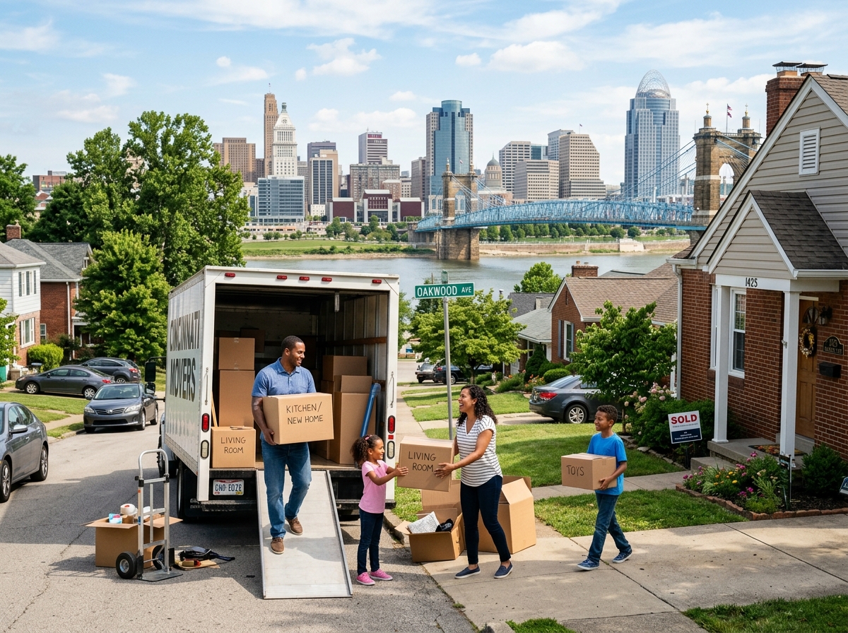 Family moving into a new Cincinnati home - cincinnati credit fix service Family moving into a new Cincinnati home - cincinnati credit fix service