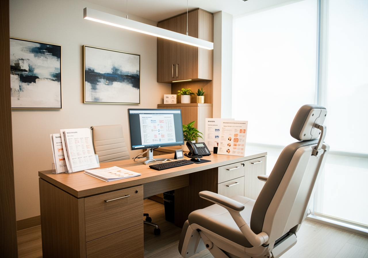 clinical consultation room - aesthetic medical procedures