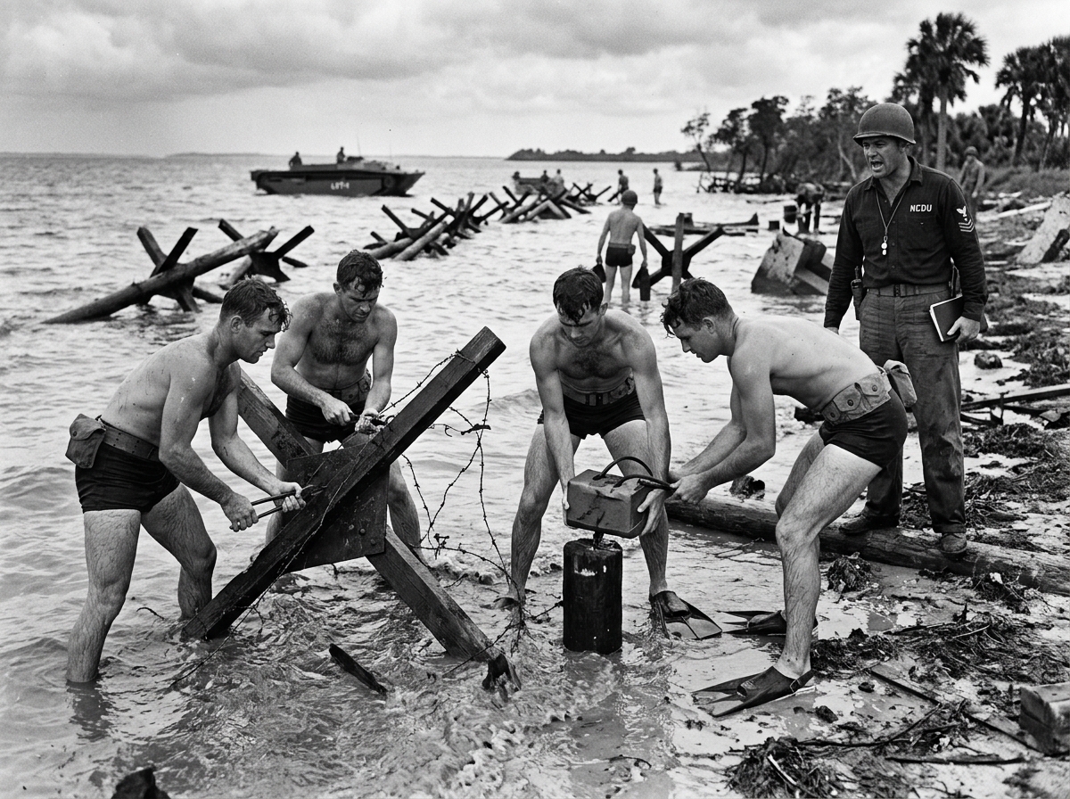 WWII NCDU training at Fort Pierce - 15 Navy SEALs Who Impacted America