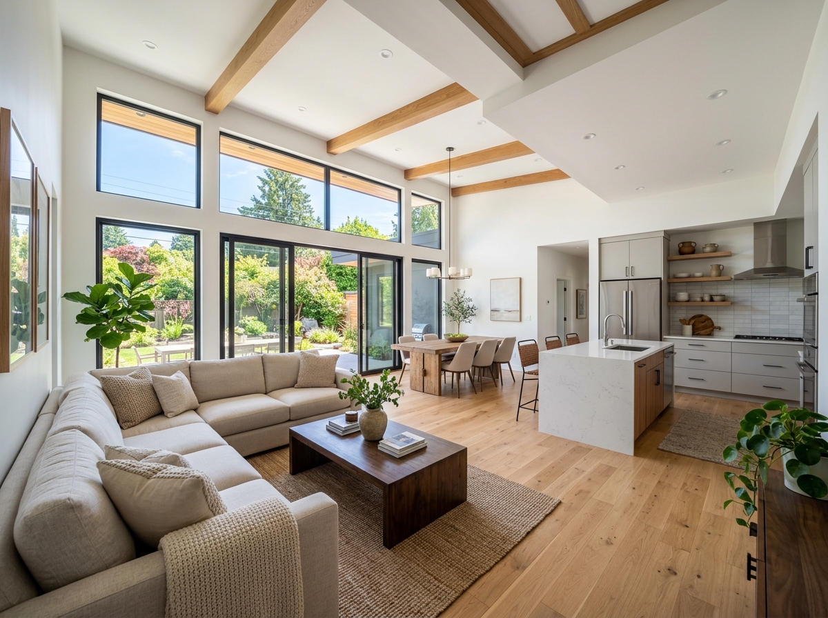 Spacious 3-bedroom modular home interior with open floor plan - competitive modular designs Boulder City Spacious 3-bedroom modular home interior with open floor plan - competitive modular designs Boulder City