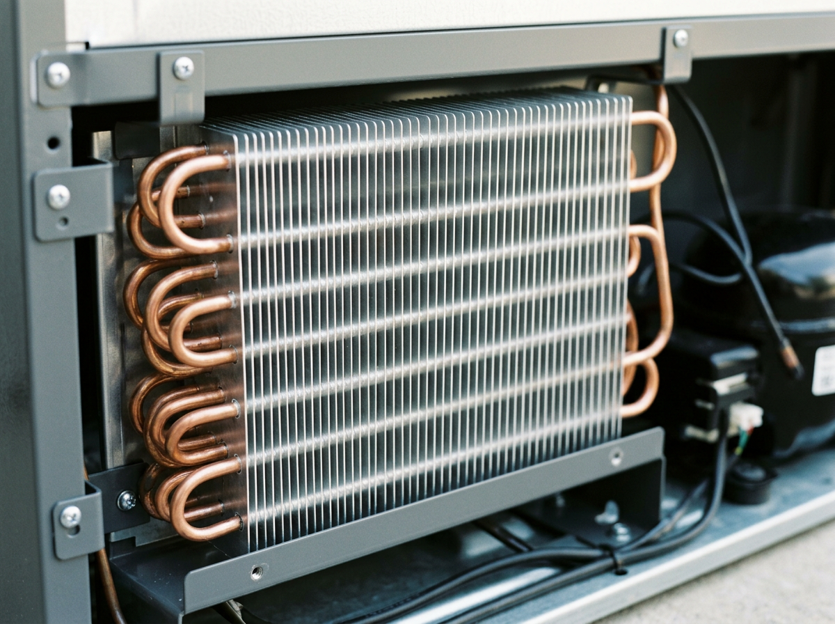 clean condenser coil assembly