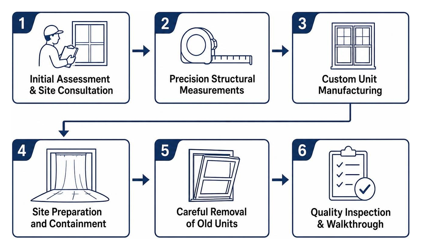 Window Replacement Process: Consultation to Inspection Window Replacement Process: Consultation to Inspection