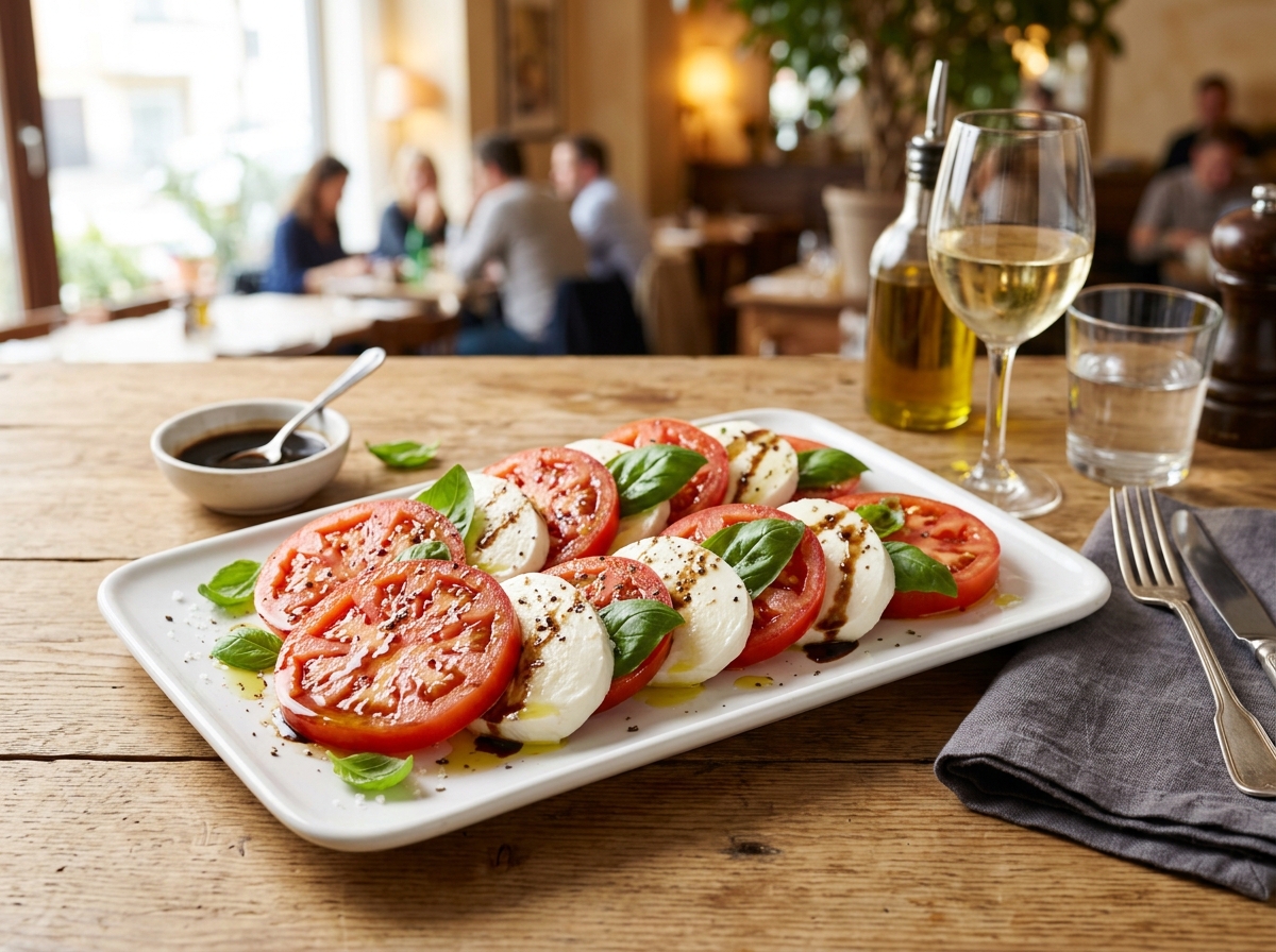 Vine-ripened heirloom tomatoes and fresh buffalo mozzarella on a stone board - sliced tomato mozzarella basil appetizer Vine-ripened heirloom tomatoes and fresh buffalo mozzarella on a stone board - sliced tomato mozzarella basil appetizer
