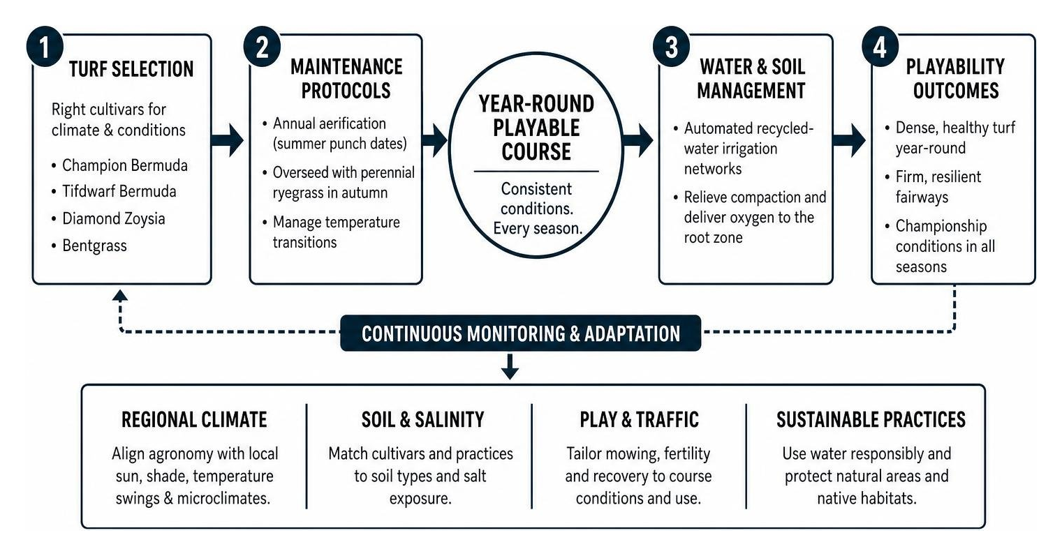 Agronomy framework for year-round golf course maintenance Agronomy framework for year-round golf course maintenance