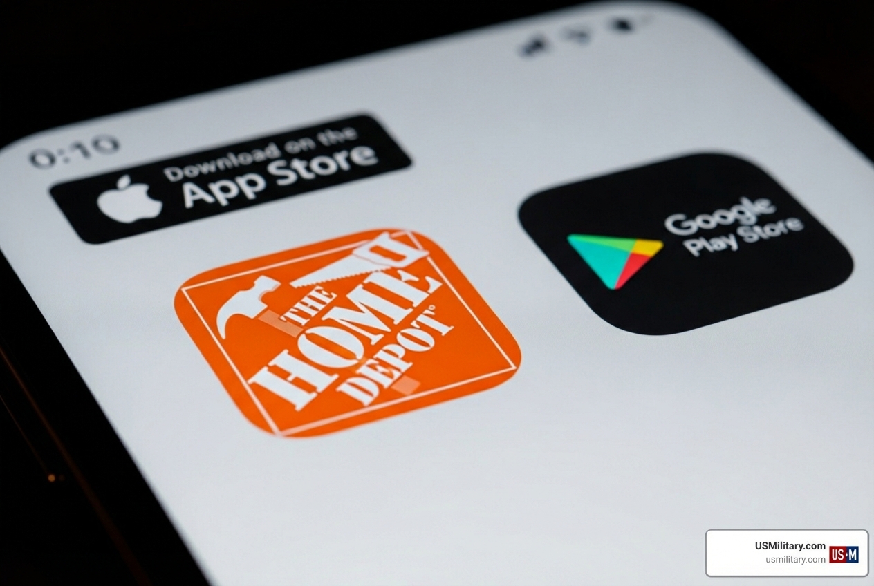Home Depot Military Discount App Download 10 Off Now