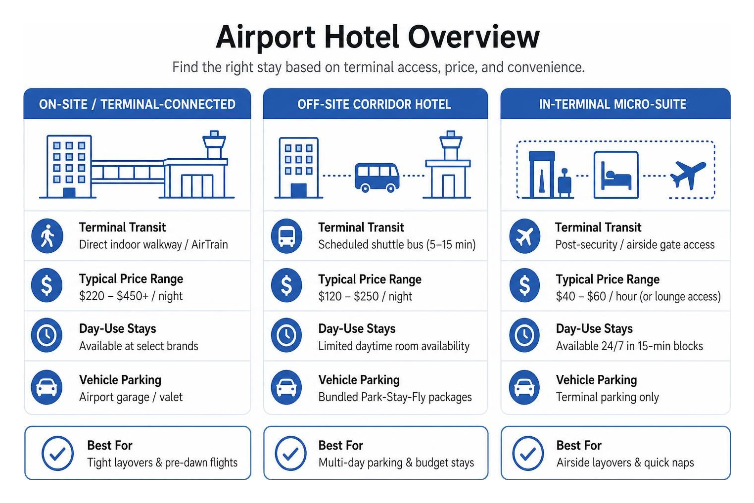 terminal connected airport hotel overview