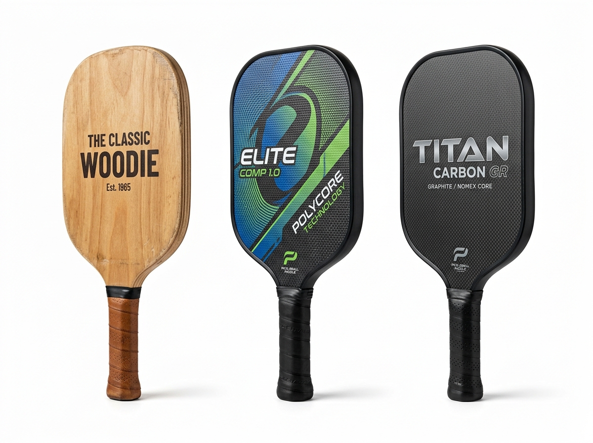 Comparison of different pickleball paddle materials: wood, composite, and graphite - best beginner pickleball set Comparison of different pickleball paddle materials: wood, composite, and graphite - best beginner pickleball set