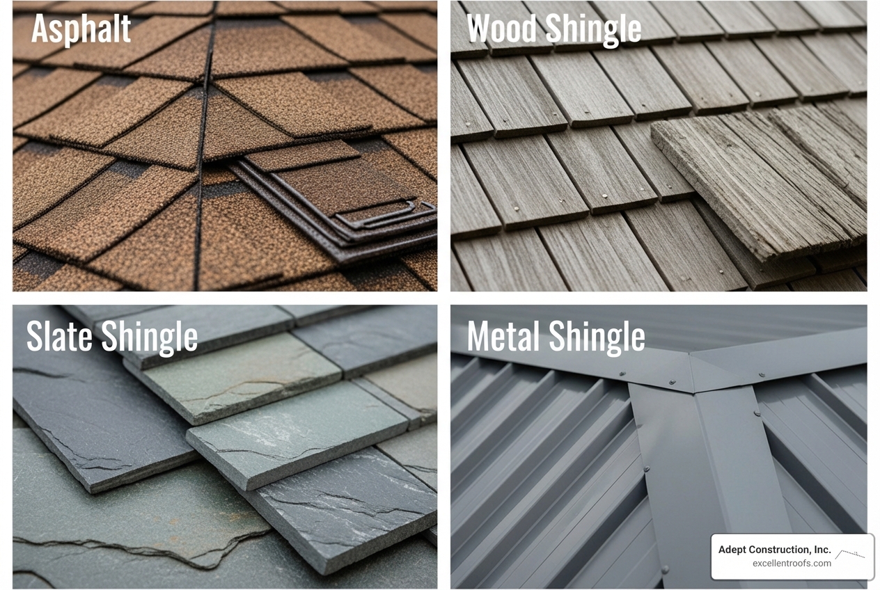 various shingle types - cost to have roof reshingled various shingle types - cost to have roof reshingled