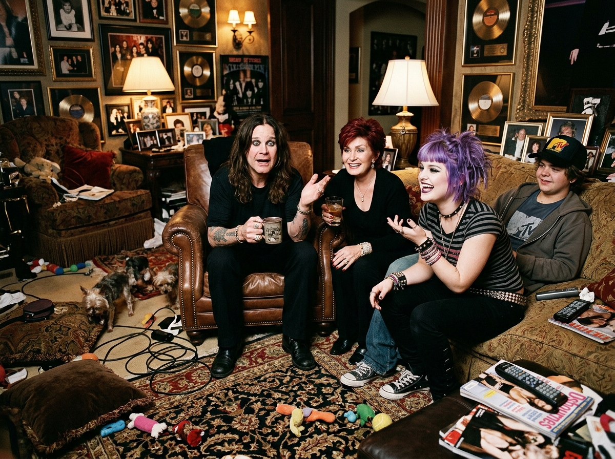 The Osbourne family during their MTV reality show era - kelly osbourne The Osbourne family during their MTV reality show era - kelly osbourne