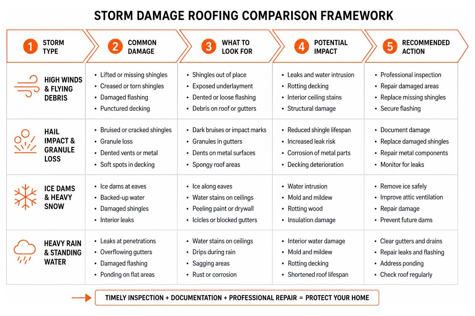 storm damage comparison framework