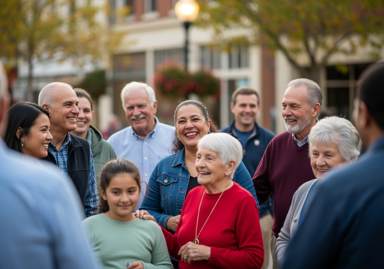 A diverse group of people representing a local community like Franklin or Murfreesboro - Personal Injury Law