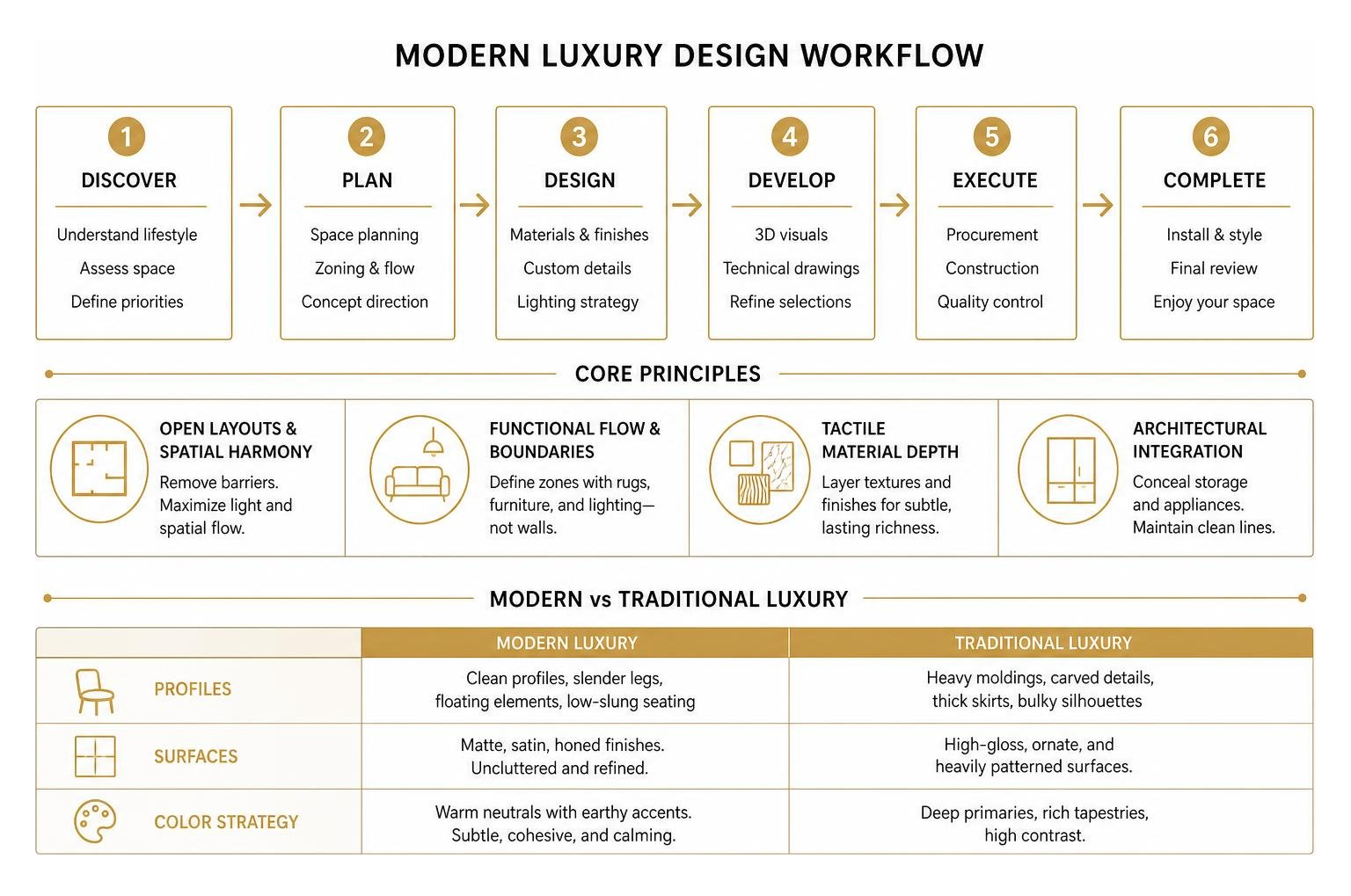 modern luxury design workflow