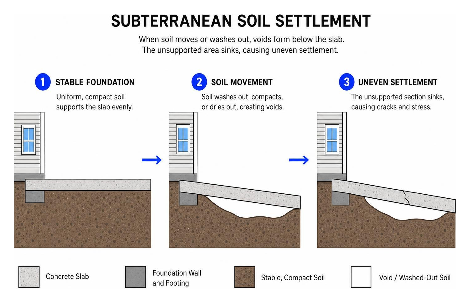 subterranean soil settlement diagram subterranean soil settlement diagram