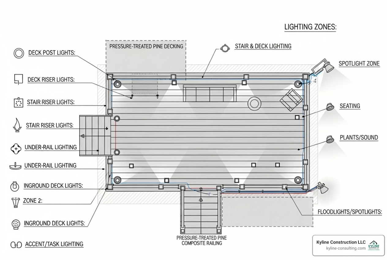 deck diagram with lighting placements - deck lighting ideas deck diagram with lighting placements - deck lighting ideas