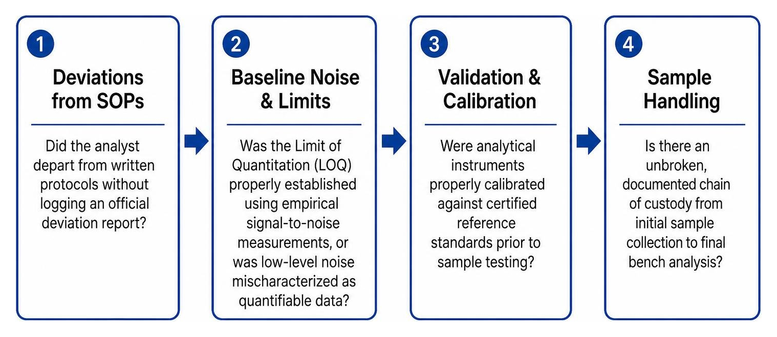 Steps for auditing laboratory standard operating procedures Steps for auditing laboratory standard operating procedures