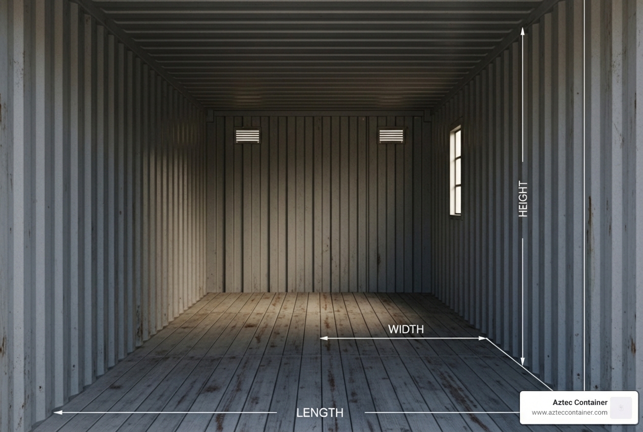 40-Foot Container Dimensions Demystified: Standard Vs. High Cube ...