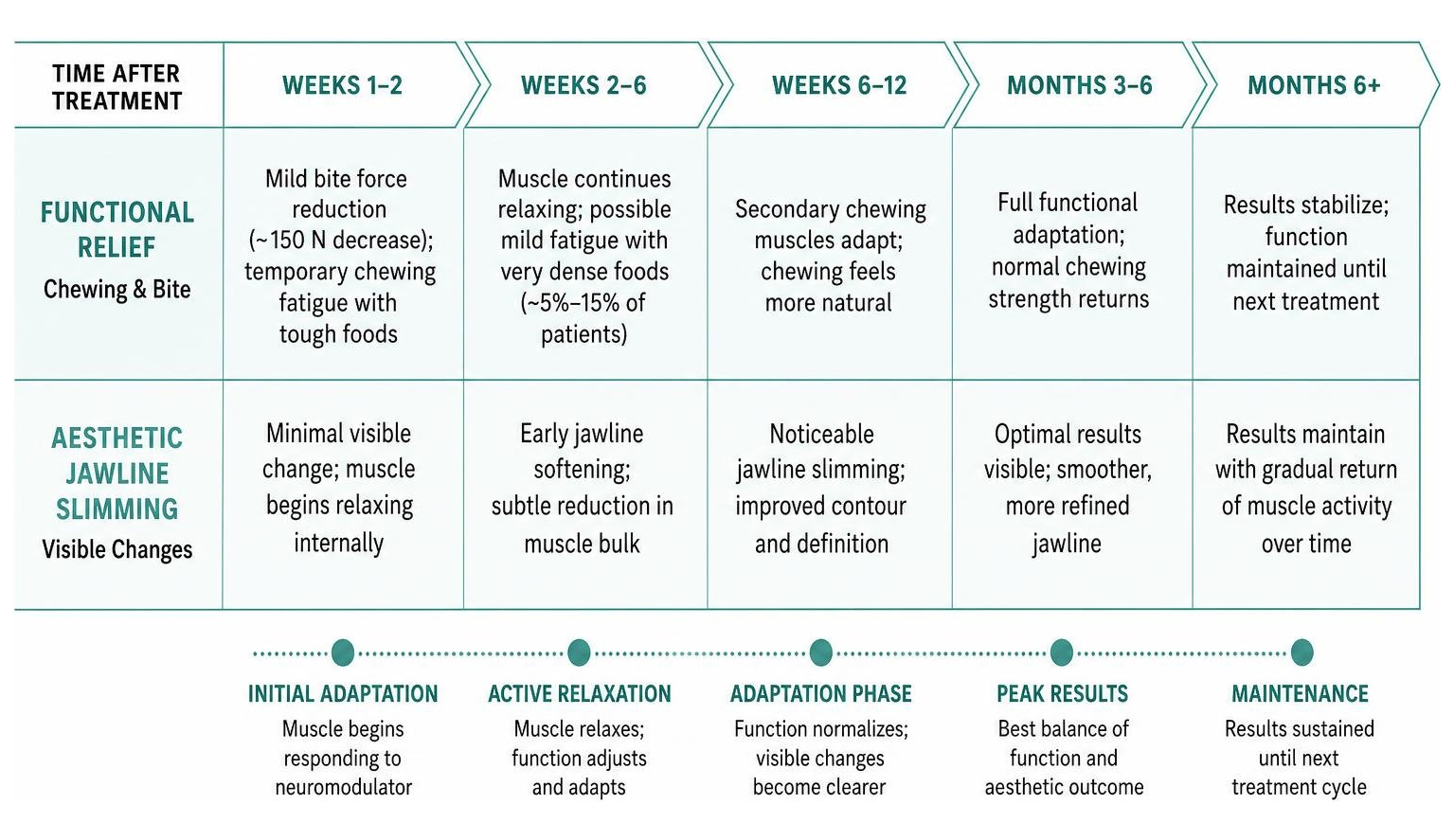 comparison timeline of functional relief versus aesthetic jawline slimming comparison timeline of functional relief versus aesthetic jawline slimming