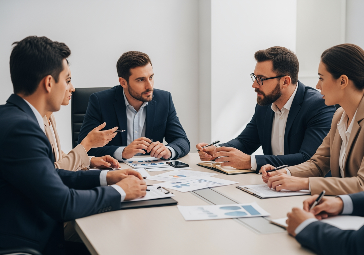 Image of a legal negotiation in progress - personal injury law firms