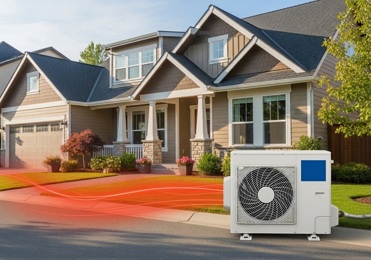 Infographic explaining how a heat pump moves heat to provide both heating and cooling for energy-efficient home comfort - heat pump maintenance service in hanover, va Infographic explaining how a heat pump moves heat to provide both heating and cooling for energy-efficient home comfort - heat pump maintenance service in hanover, va
