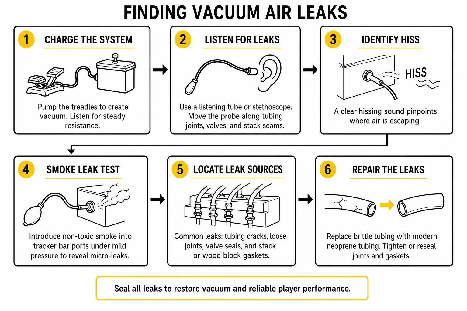 finding vacuum air leaks diagram