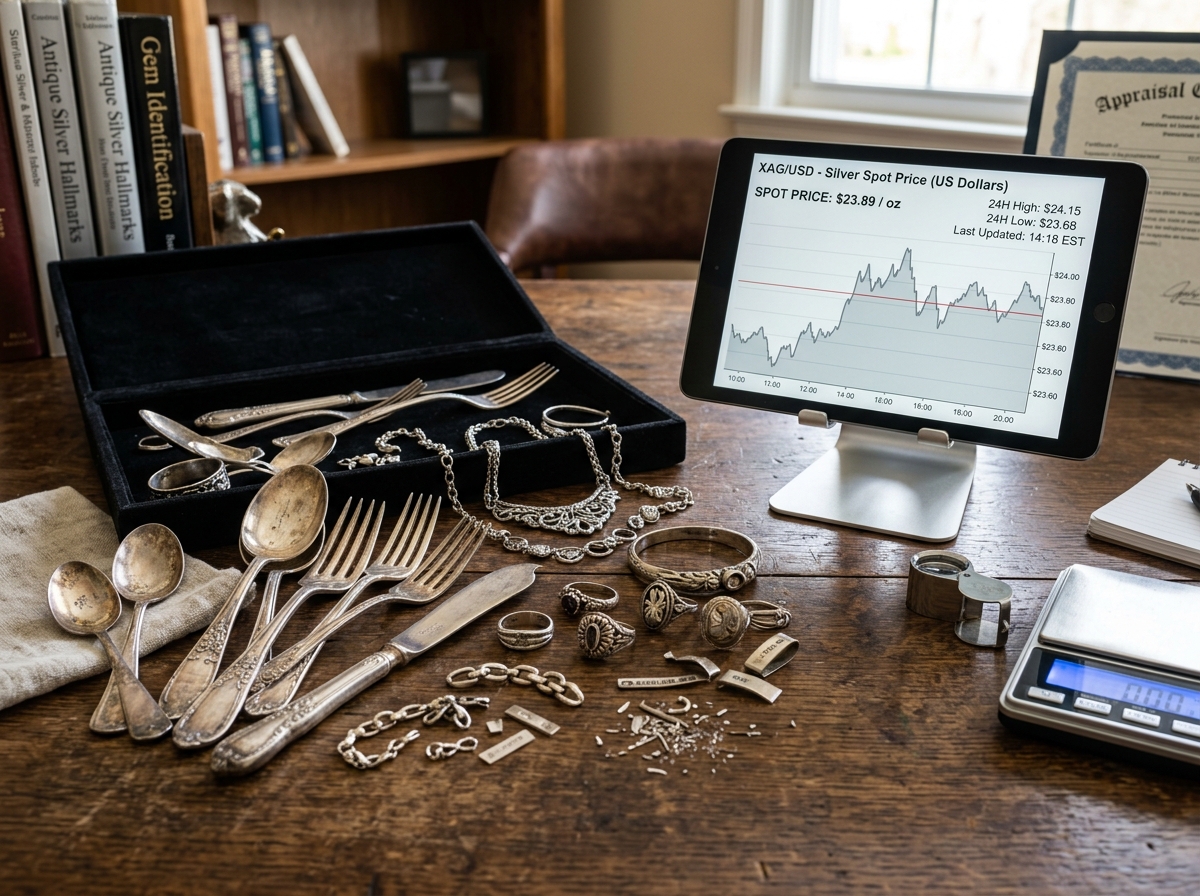 spot price of sterling silver today antique flatware jewelry scrap value appraisal - spot price of sterling silver today spot price of sterling silver today antique flatware jewelry scrap value appraisal - spot price of sterling silver today